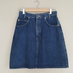 Vintage 80's 90's Palmetto's Denim Mini Skirt